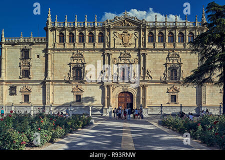 Universität von Alcala de Henares, Hochschule von San Ildefonso. Welterbe, Gemeinschaft der Madris, Spanien, Europa Stockfoto