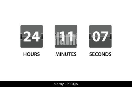 Count Down Zeit Stock Vektor