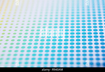 Eine Polka Dot Muster von Blue Tone Stockfoto