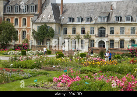 Gärten der Zisterzienserabtei von Valloires, ausgezeichnet mit dem "Jardin remarquable" Label (Bemerkenswerter Garten von Frankreich) durch das französische Ministerium für Kultur Stockfoto