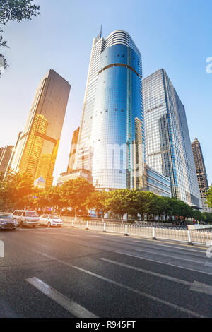 Städtische Landschaft von Guangzhou, China Stockfoto