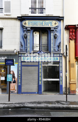 Bains de Chateaudun - Hydrotherapie - Paris - Frankreich 9. Stockfoto