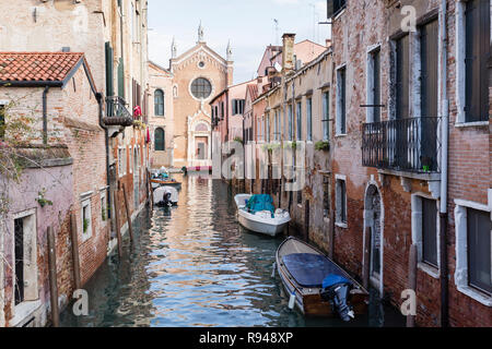 Verkehr in Venedig, Cannaregio, Venice, Italien Stockfoto