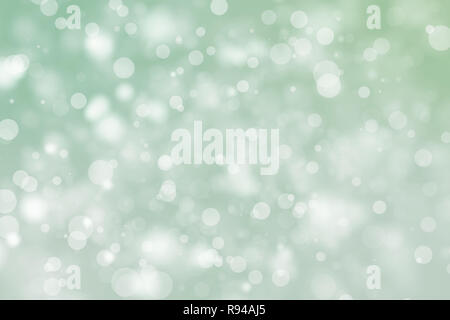 Glänzend bokeh blur Hintergrund. Glühende glitter Kreis Partikel Urlaub. Stockfoto