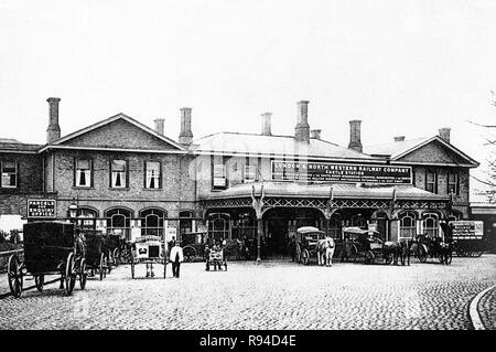 LNWR Schloss Bahnhof, Northampton Stockfoto