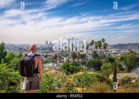 Touristische Blick auf die Innenstadt Panorama von Los Angeles