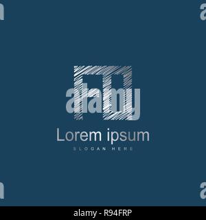Anfangsbuchstaben FO Logo Vorlage Vektor Design Stock Vektor