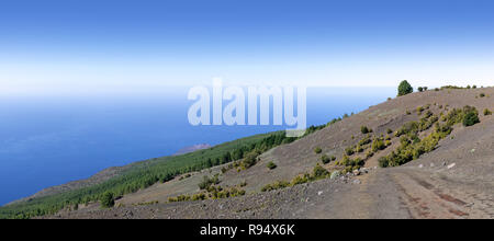 El Hierro - Hügel von El Julan im Südwesten der Insel Stockfoto