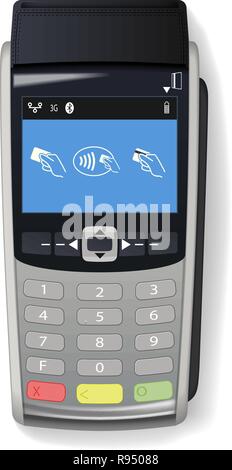Payment Terminal mockup. Stock Vektor