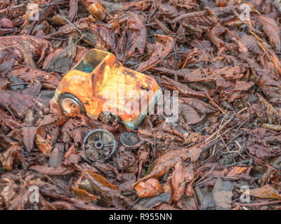 On Child's Autumnal Toy Car Lost Leavesleaf PXZuOkTwi