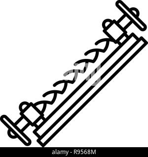 Schmied Symbol, outline Style Stock Vektor