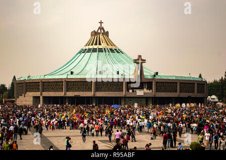 Die moderne Basilika in Mexiko City, Mexiko Stockfoto