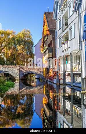 Fischerviertel, Ulm, Deutschland Stockfoto