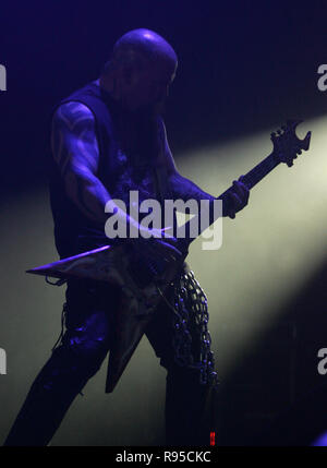 Kerry King hevy mit Thrash Metal Band Slayer führt im Konzert an die fundierte Beratung im Amphitheater von West Palm Beach in Florida am 25. Juli 2007. Stockfoto