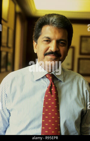 Anand Mahindra, Vice Chairman und Managing Director von Mahindra & Mahindra Ltd., Indien, KEINE MR Stockfoto