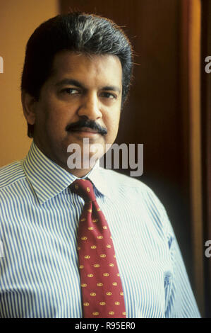 Anand Mahindra, Vice Chairman und Managing Director von Mahindra & Mahindra Ltd., Indien, KEINE MR Stockfoto