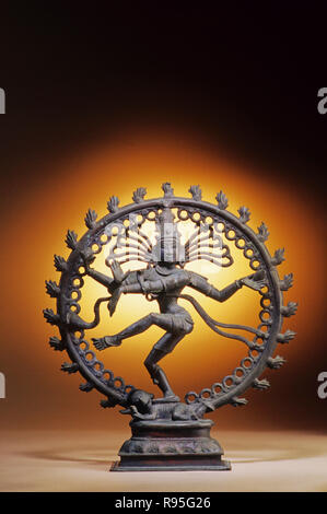 Lord Shiva Tanz Skulptur Stockfoto