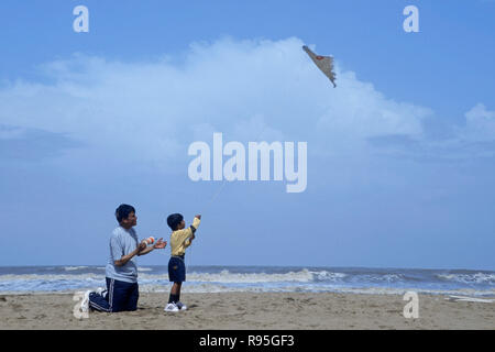 Großvater und Enkel, Indien, Herrn Nr. 448, 560 Stockfoto