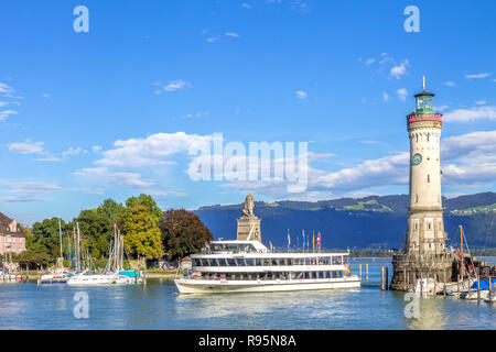 Lindau am Bodensee, Bodensee, Deutschland Stockfoto