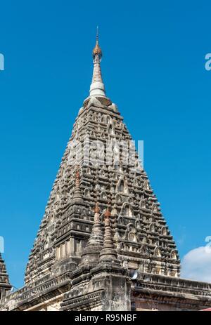 Maha Bodhi Pagode, Mahabodhi Paya, Alt Bagan, Myanmar, Birma Stockfoto