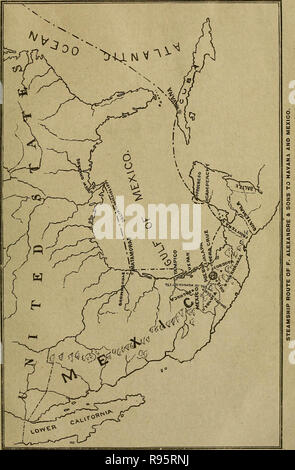 "Wo die Wintermonate zu verbringen. Eine birds Aussicht auf eine Reise nach Mexiko, über Havanna" (1880) Stockfoto