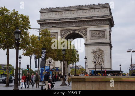 Paris im Herbst Stockfoto