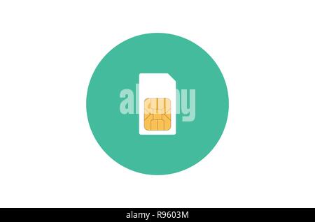 SIM-Karte Stock Vektor