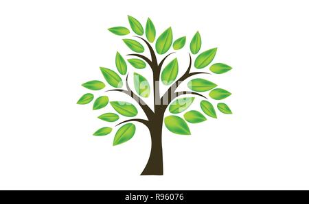 Baum Blatt Stock Vektor