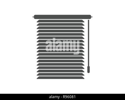 Fenster-Vorhänge Stock Vektor