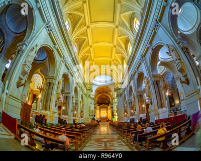 Die Kathedrale von Palermo, (in der Metropolitan Kathedrale der Himmelfahrt der Jungfrau Maria) in Sizilien, Insel, Italien Stockfoto