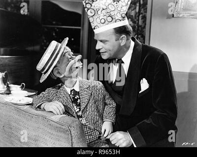 Spaß und Phantasie frei, alias: Disney wackere Helden, Zeichentrickfilm, USA, 1947, Szenenfoto mit Puppe Mortimer Snerd und Bauchredner Edgar Bergen Stockfoto
