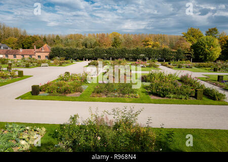 Les Jardins de Valloires in der Abbaye de Valloires in Argoules, Somme, Picardie, Frankreich Stockfoto