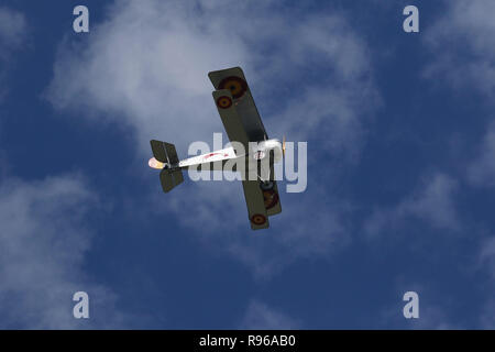 NIEUPORT II Flugzeug Replik. N 2535 N. Weltkrieg 1 Dawn Patrol Jubiläum Rendezvous Ereignis. Das Nationale Museum der United States Air Force, Wright Stockfoto