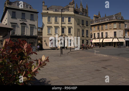 Die schönen Gebäude von Bath, England Stockfoto