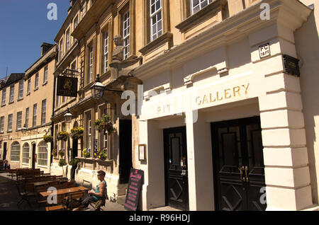 Die schönen Gebäude von Bath, England Stockfoto