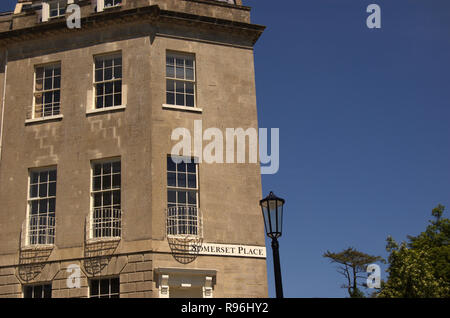 Die schönen Gebäude von Bath, England Stockfoto