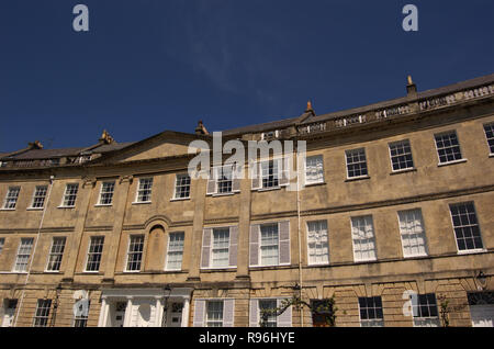 Die schönen Gebäude von Bath, England Stockfoto