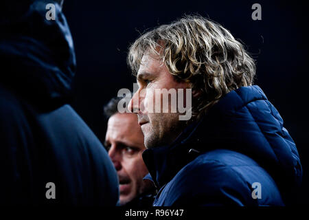 Foto LaPresse - Marco Alpozzi 15 Dicembre 2018 Torino, Italia Sport Calcio ESCLUSIVA TORINO FC Turin vs Juventus - Campionato di calcio Serie A TIM 2018/2019 - Stadio Olimpico Grande Torino. Nella Foto: Nedved Foto LaPresse - Marco Alpozzi Dezember 15, 2018 Turin, Italien Sport Fussball EXKLUSIVE TORINO FC Turin vs Juventus - Italienische Fußball-Liga einen TIM 2018/2019 - Olimpico Grande Torino Stadion. In der Pic: Nedved Stockfoto