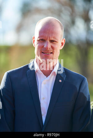 München, Deutschland. 20. Dez 2018. Eishockey DEB präsentiert neue DEB-Bundestrainer Toni SÖDERHOLM, DEB als headcoach, München, Deutschland, 20. Dezember 2018, Saison 2018/2019, © Peter Schatz/Alamy leben Nachrichten Stockfoto