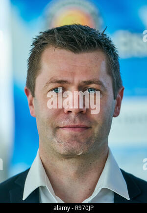 München, Deutschland. 20. Dez 2018. Stefan Schaidnagel, DEB-Sportdirektor, Manager, halbe Größe, Porträt, in der Pressekonferenz in München, Deutschland, 20. Dezember 2018, Saison 2018/2019, © Peter Schatz/Alamy leben Nachrichten Stockfoto