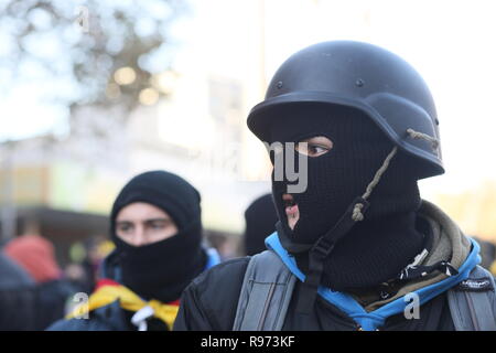 Barcelona, Spanien. 21. Dezember, 2018. Pro-Catalan Unabhängigkeit März, Barcelona. 21. Dezember 2018. Spanien. Stockfoto