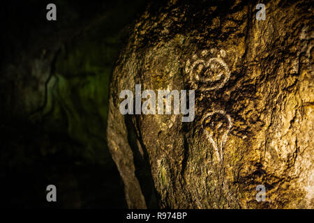 Cueva Ventana cave in Puerto Rico lokale Attraktion Stockfoto