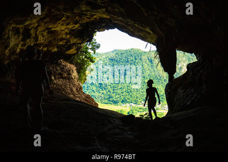 Cueva Ventana cave in Puerto Rico lokale Attraktion Stockfoto