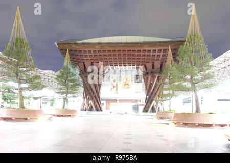 Kanazawa Bahnhof, Kanazawa City, Ishikawa, Japan Stockfoto