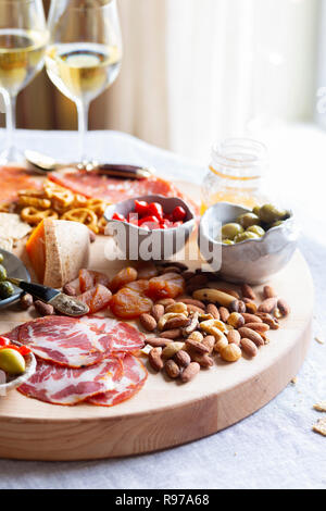 Charcuterie Bord Stockfoto