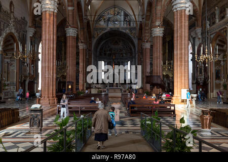 Duomo di Verona, Italien am 29. April 2016. Stockfoto