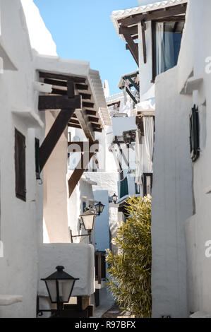 Binibeca Menorca Stockfoto