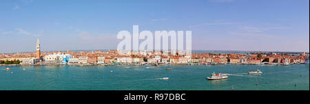 Venedig, Italien - 26. SEPTEMBER: Antenne Stadtbild Panorama von Venedig am 26. SEPTEMBER 2009. Antenne Stadtbild Panorama von Venedig, Italien. Stockfoto