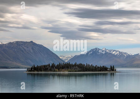 Lake Tekapo, Canterbury, Südinsel, Neuseeland Stockfoto