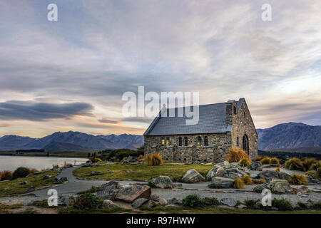 Kirche des Guten Hirten, Tekapo, Canterbury, Südinsel, Neuseeland Stockfoto